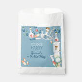 科学実験室と実験の誕生日パーティー フェイバーバッグ (正面)