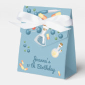 科学実験室と実験の誕生日パーティー フェイバーボックス (正面サイド)