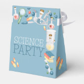 科学実験室と実験の誕生日パーティー フェイバーボックス (裏面サイド)