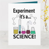 科学実験科学だ カード (黄色い花)