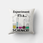 科学実験科学だ クッション (裏面)