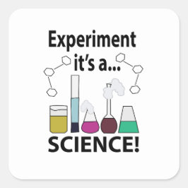 科学実験科学だ スクエアシール