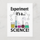 科学実験科学だ ポストカード (正面)