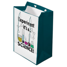 科学実験科学だ ミディアムペーパーバッグ