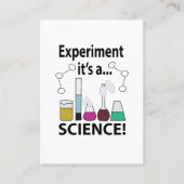 科学実験科学だ 名刺 (正面)