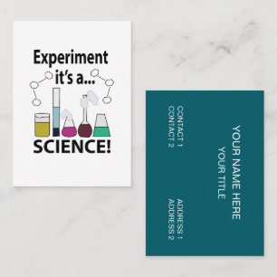 科学実験科学だ 名刺