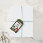 科学実験誕生日パーティーDNA分子 ギフトタグ (より糸付き)