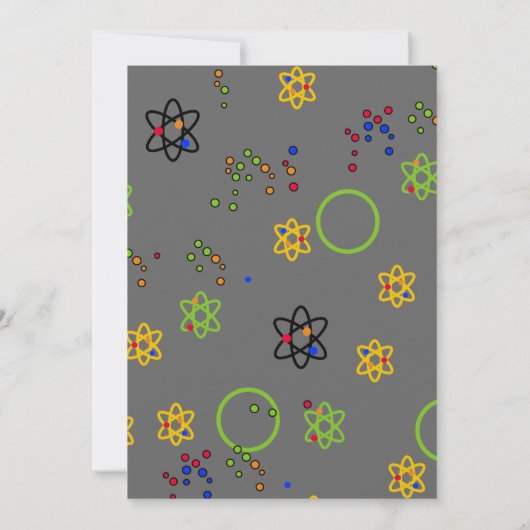 科学実験 招待状 (裏面)