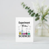 科学実験 It's a Science 名刺 (スタンド正面)