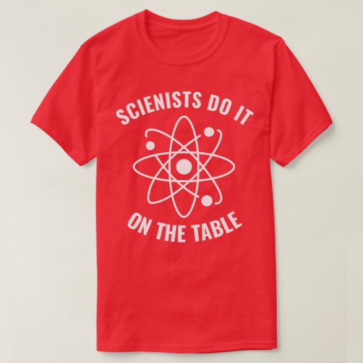 科学専攻の研おもしろい究室1 Tシャツ (デザイン正面)