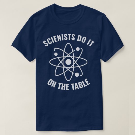 科学専攻の研おもしろい究室1 Tシャツ (デザイン正面)