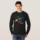 科学小惑星日宇宙宇宙飛行士 Tシャツ (正面フル)