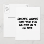 科学工事 ポストカード (正面/裏面)