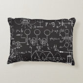 科学式:Chalkboard計算Patte アクセントクッション (裏面)