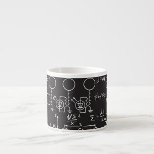 科学式:Chalkboard計算Patte エスプレッソカップ
