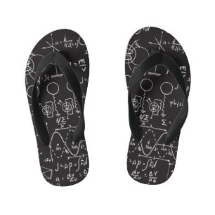 科学式:Chalkboard計算Patte キッズビーチサンダル