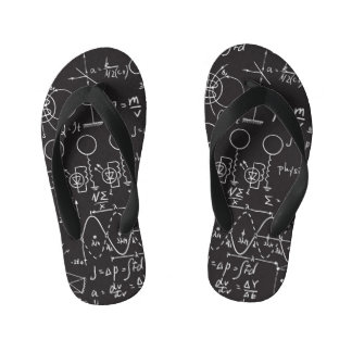 科学式:Chalkboard計算Patte キッズビーチサンダル