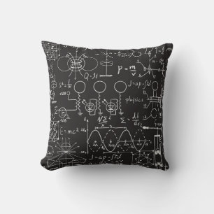 科学式:Chalkboard計算Patte クッション