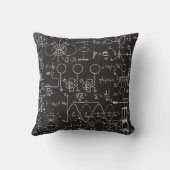 科学式:Chalkboard計算Patte クッション (裏面)