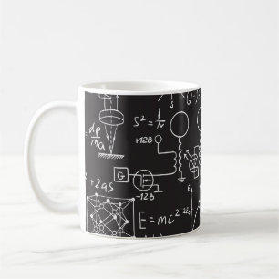 科学式:Chalkboard計算Patte コーヒーマグカップ