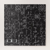 科学式:Chalkboard計算Patte ジグソーパズル (横)