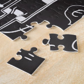 科学式：Chalkboard計算Patte ジグソーパズル (側面)