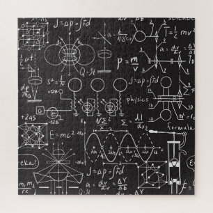 科学式:Chalkboard計算Patte ジグソーパズル