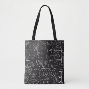 科学式:Chalkboard計算Patte トートバッグ