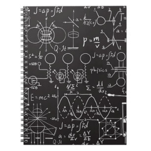 科学式：Chalkboard計算Patte ノートブック