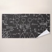 科学式:Chalkboard計算Patte バスタオル (バスタオル)
