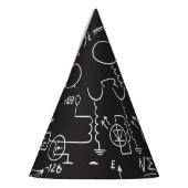 科学式:Chalkboard計算Patte パーティーハット (左)