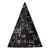 科学式:Chalkboard計算Patte パーティーハット (裏面)