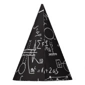 科学式：Chalkboard計算Patte パーティーハット (裏面)