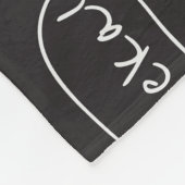 科学式:Chalkboard計算Patte フリースブランケット (角)