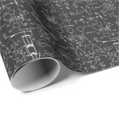 科学式:Chalkboard計算Patte ラッピングペーパー (ロールコーナー)