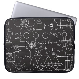 科学式:Chalkboard計算Patte ラップトップスリーブ
