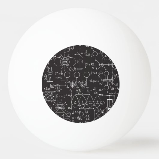 科学式：Chalkboard計算Patte 卓球ボール (正面)