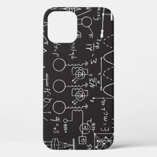 科学式:Chalkboard計算Patte iPhone 12ケース