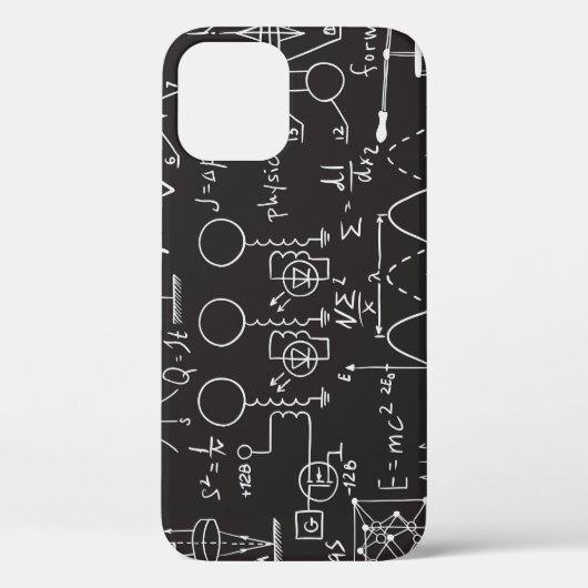 科学式：Chalkboard計算Patte Case-Mate iPhoneケース (裏面)
