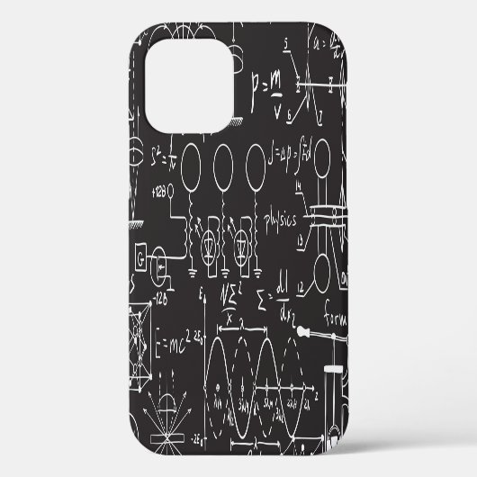 科学式:Chalkboard計算Patte Case-Mate iPhoneケース (裏面)
