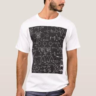 科学式:Chalkboard計算Patte Tシャツ