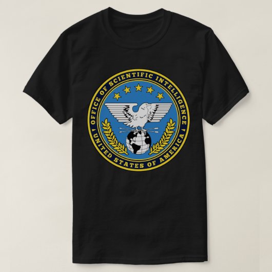 科学情報局 Tシャツ (デザイン正面)