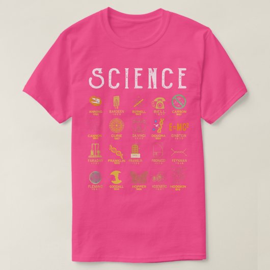 科学感謝してい公式物理数化学 Tシャツ (デザイン正面)
