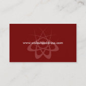 科学技術の名刺のデザイン 名刺 (裏面)