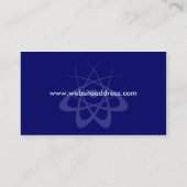 科学技術の名刺のデザイン 名刺 (裏面)