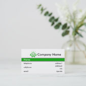 科学技術の名刺のデザイン 名刺 (スタンド正面)