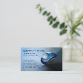 科学技術の背景の名刺 名刺 (スタンド正面)