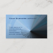 科学技術の背景の名刺 名刺 (裏面)