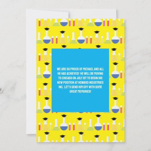 科学振興会 招待状 (裏面)