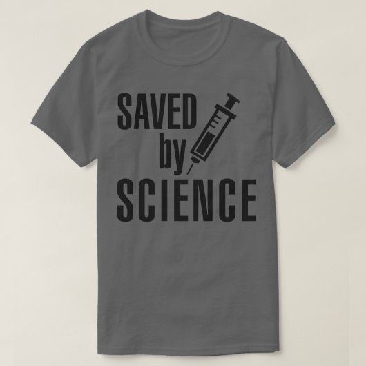 科学救による Tシャツ (デザイン正面)